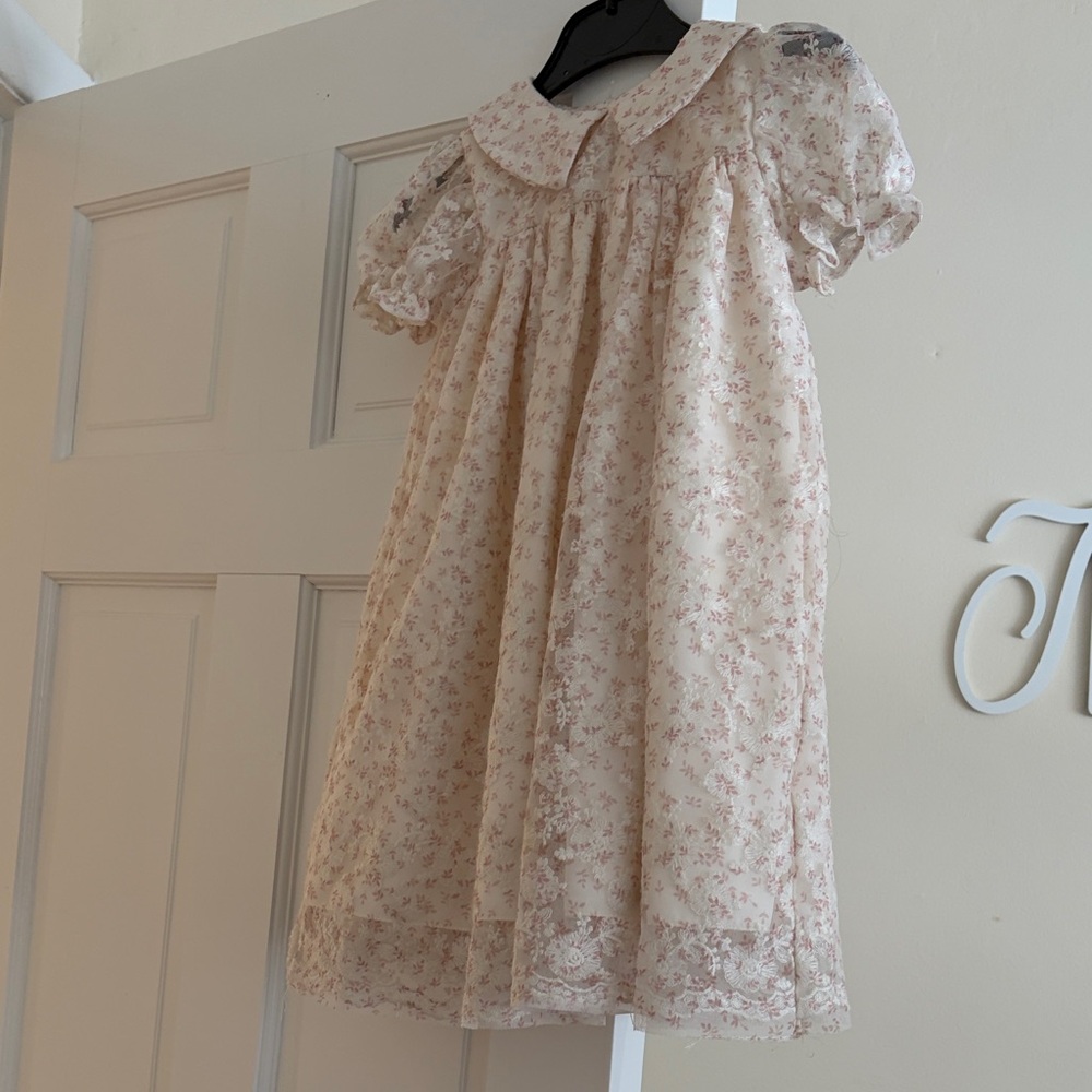Floral Lace Kids Dress